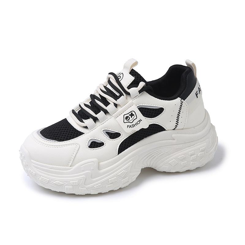 2025 Spring New Tire Sole Women's Dad Shoes Thick Sole Increases Height and Shows Leg Length Women's Shoes Star Same Sports Shoes