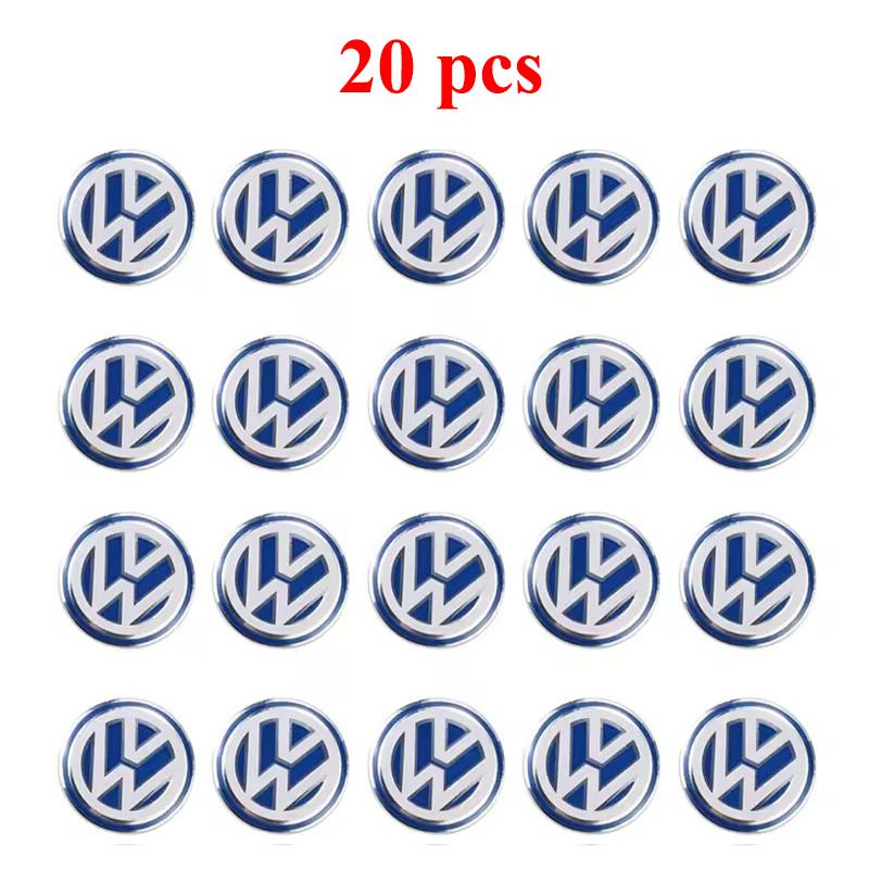 Для VW Volkswagen Jetta MK5 Golf 14 мм Наклейка-эмблема на ключ автомобиля Логотип на брелок для ключа для Volkswagen VW Golf GTI Passat Tiguan Arteon