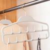 Многофункциональная вешалка для брюк, нескользящая, экономящая место, для юбок, джинсов, шарфов, органайзер для хранения вещей в шкафу