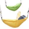 Hamster Winter Warm Hanging Hammock: Bite-Resistant Cotton Nest for Small Pets and Sugar Gliders - Banana Design Hideout.