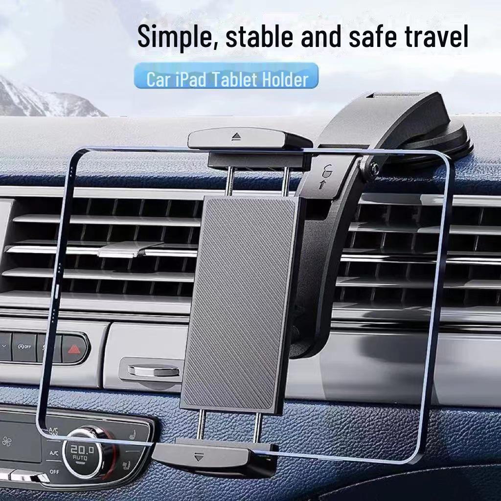 Универсальный автомобильный держатель для планшета и телефона на приборную панель и подголовник заднего сиденья