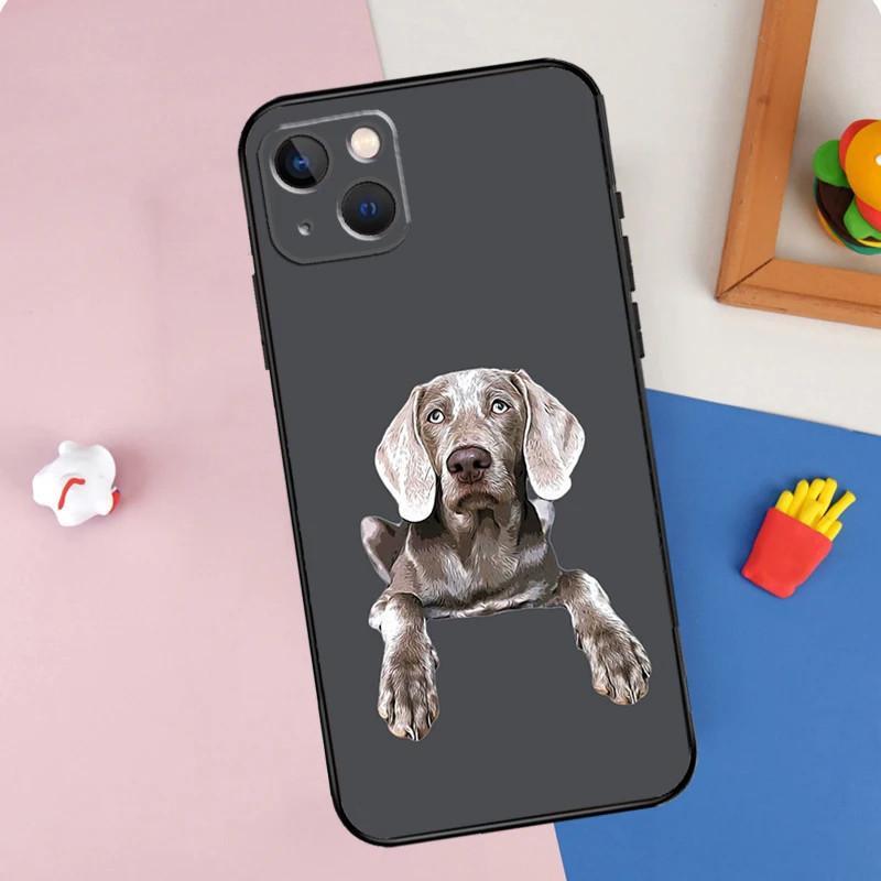 Чехол для мобильного телефона Apple iPhone15, чехол для мобильного телефона Weimar Dog, окрашенный чехол с защитой от падений, чехол для мобильного телефона Huawei с защитой от падений.