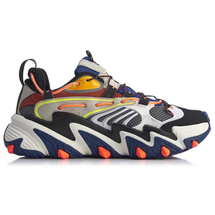 Li Ning Амортизирующие Нескользящие Износостойкие Низкие Спортивные Повседневные Кроссовки Мужские Цвет Железный Асфальтовый Серый AGLQ013-7