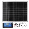 15W Solar Battery Charger 60A Controller Monocrystalline Water Resistant DC 12V 24V Solar Battery