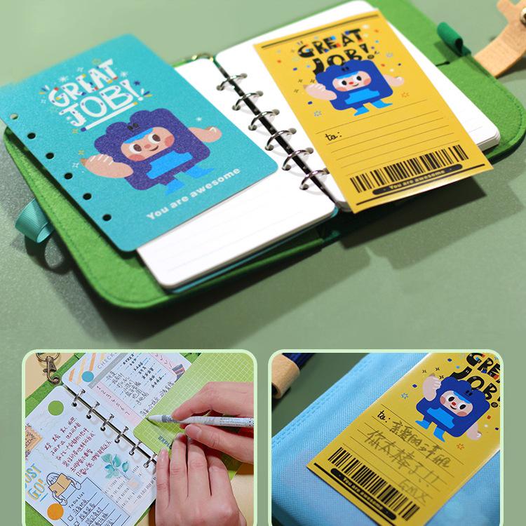 Подарочный набор-коробка для милого bullet journal от интернет-знаменитости: Съемный блокнот на кольцах для детей и студентов