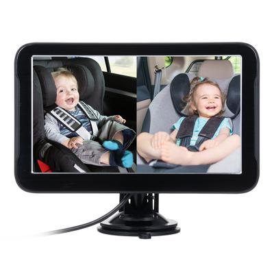 Камера для автомобиля для младенцев, 7-дюймовый 1080P двухканальный монитор для младенцев с широким углом обзора 150 градусов и ИК-ночным видением, для заднего сиденья