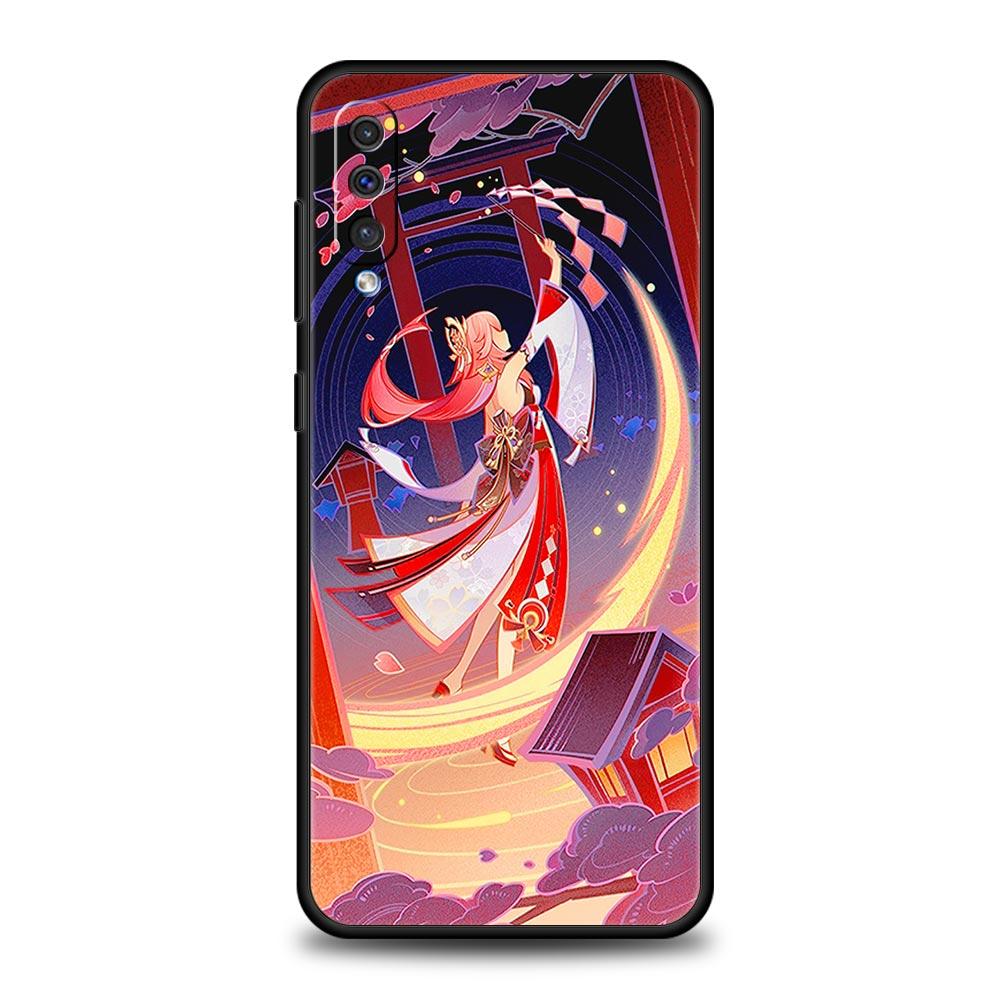 Чехол для телефона Samsung Galaxy A52 A14 A50 A70 A10S A30 A40 A20S A20E A02S A12 A22 A72 A32 5G A04s Genshin Impact силиконовый чехол