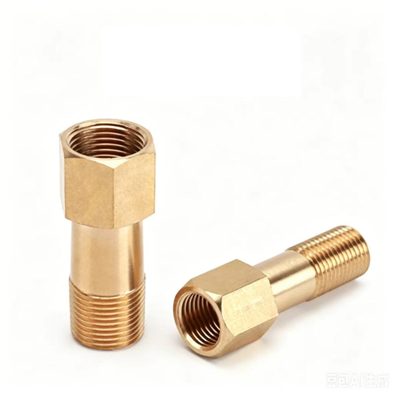 Extension Connectors Pipe Fitting Brass 1/8" 1/4" 3/8" Male To Female BSP Thread For Tub Spout/Shower Length 50/75/100/110-150mm