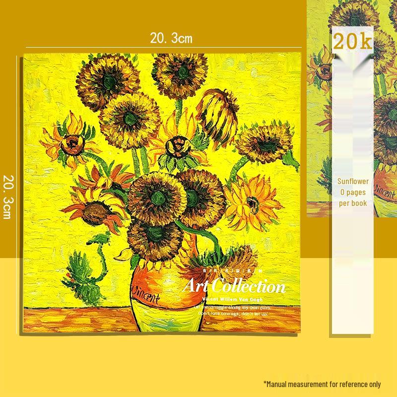 Van Gogh 20K Oil Painting Sketchbook for Art Students – 80 Thickened Hand-drawn Sketch Sheets