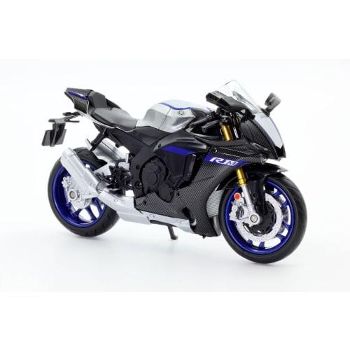 Doyusha Diecast Motorcycle 1/12 Scale 2022 Yamaha YZF-R1M Black Finished Product