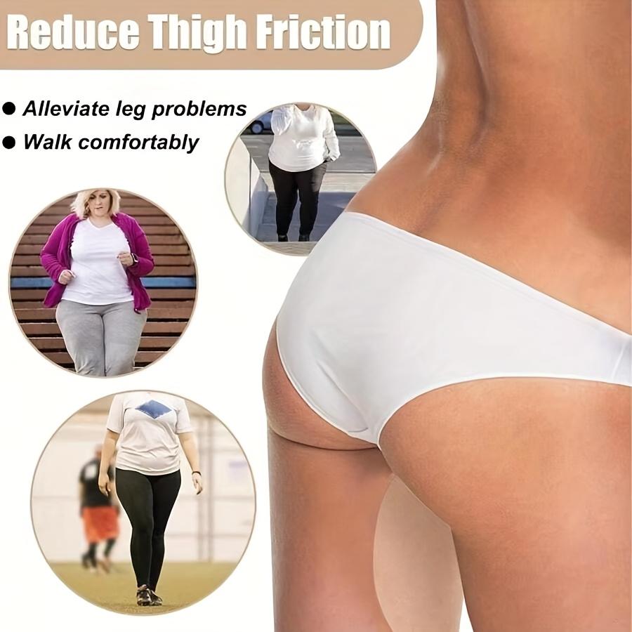 10pcs Invisible Seamless Thigh Anti Chafing Tape Double Sided Adhesive Pads Women Skin Protection Friction Prevention Disposable