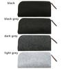 Wool Felt Cloth Zipper Eyeglasses Pouch Portatives Protector Sunglasses Case Box Glasses Case Bag