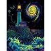 Picture With Numbers Lighthouse Starry Sky Oil Picture Drawing Coloring Art Supplies Painting House Perfect Gift Decor For Home