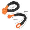 Rope Shackle 11mm Dia Soft Shackle 21 Tons Breaking Strength Wear Resistant Portable for Truck for Boat for ATV