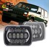 7x6'' 5X7 Inch Led Headlight Square Hi-Lo Beam Halo For Jeep Cherokee XJ Wrangler YJ Motorcycle Car Off-road Truck H6054 H5054