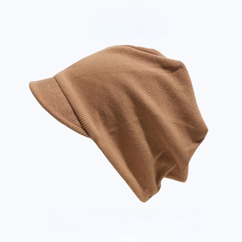 Solid Color Slouchy Baggy Caps Keep Warm Skull Cap Chemo Cap Beanie Hat Autumn Winter