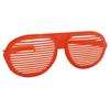 Пара костюмных очков размера XXL в красную полоску