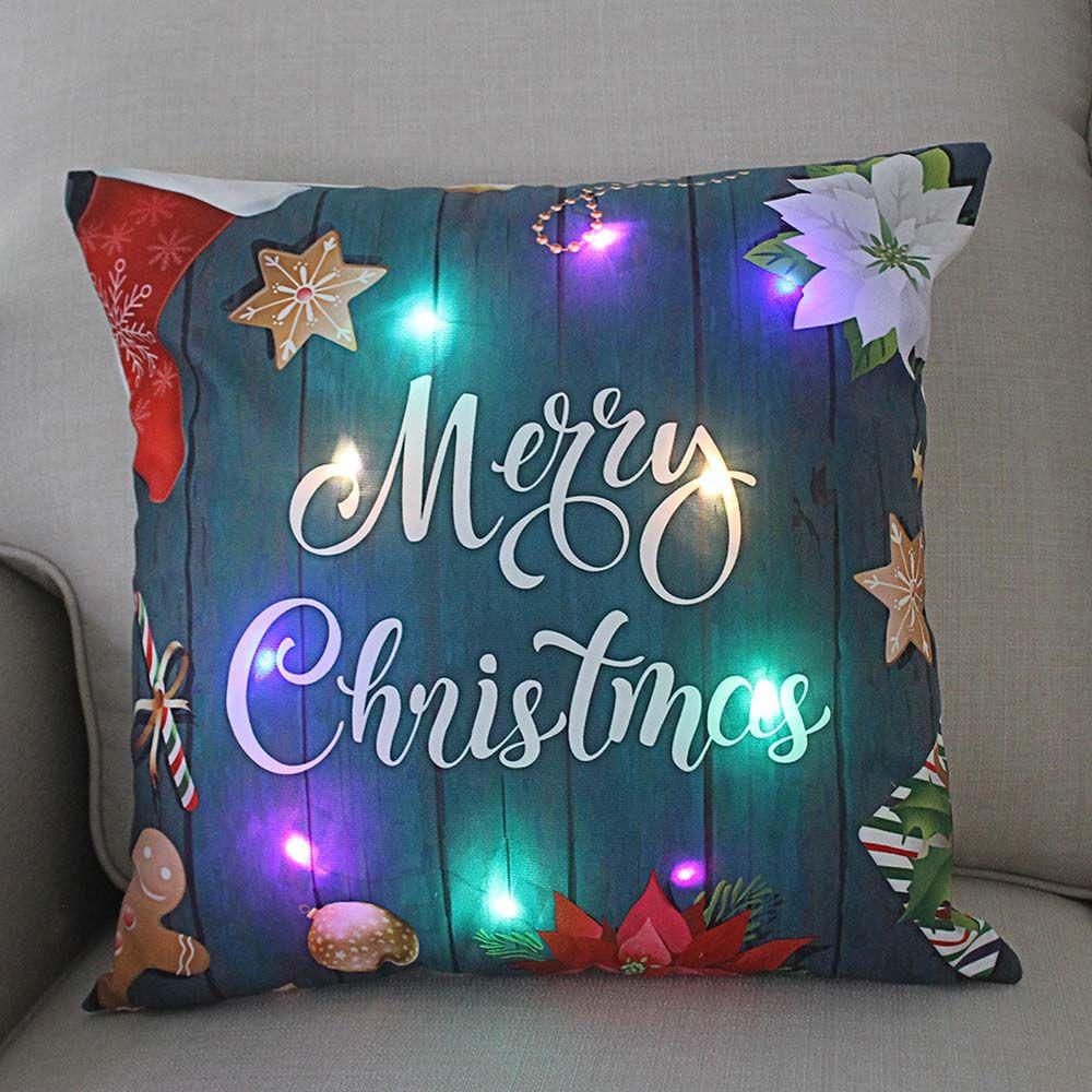 Home Decor For Home Living Room Throw Pillow Cover Pillow Case Cushion Cover Christmas Decoration