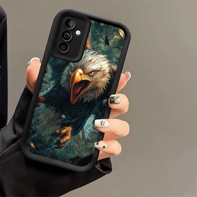 Phone Case for Samsung Galaxy S26 S25 Ultra S24 FE Bald Eagle Cool Shell S23 Plus S22 + S21 S20 5G Soft Silicone Funda