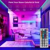 RGB5050 LED Strip Lights 5V Led Light Strip APP Control Lights 44 Keys Remote LED Tape Diode Lights for Gaming Room TV Backlight