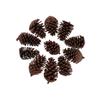 10pcs Pine Cones Baubles Hanging Christmas Tree Holiday Decoration A 6-8CM