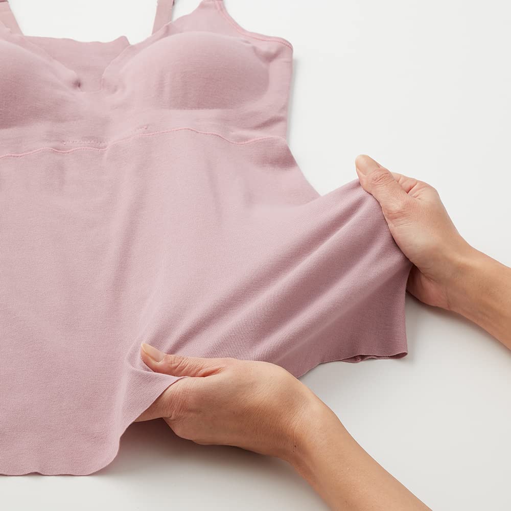 GUNZE KIREILABO Майка для беременных, угольный цвет, размер M, бюстгальтер, облегающая, женская KB7158, серый,