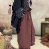 Женские винтажные брюки с широкими штанинами однотонные свободные осенние брюки свободные высококачественные длинные брюки