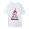 Смешные Пожарный Дерево Пожарная Машина Рождество Merry Xmas Футболки Молодежные Классические Футболки Хлопковые Футболки