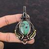 Ruby Fuchsite Pendant Copper Wire Wrapped Pendant Handmade Copper Jewelry Original Gemstone Pendant Wire Wrap Jewelry For Gift Women Pendant