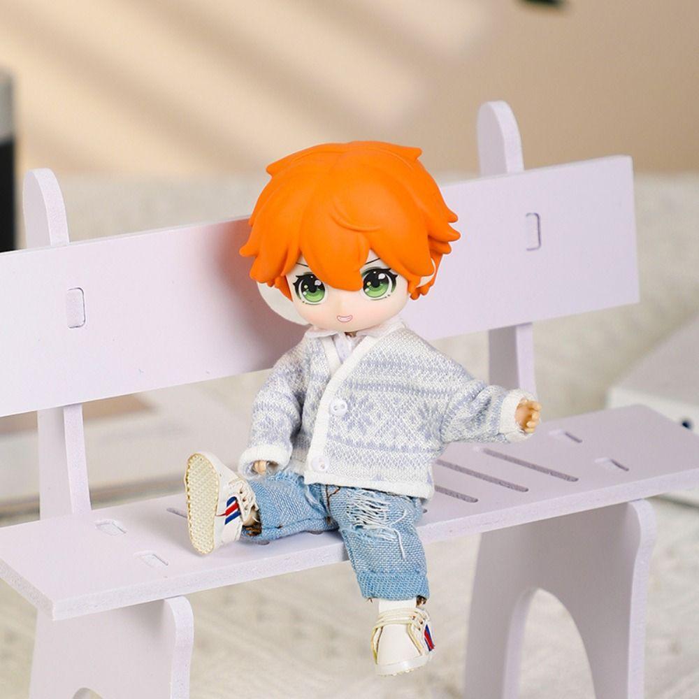 Вязаное пальто для куклы своими руками 8 стилей Зимние теплые топы Новая кукольная одежда 1/11 1/12 куклы OB11