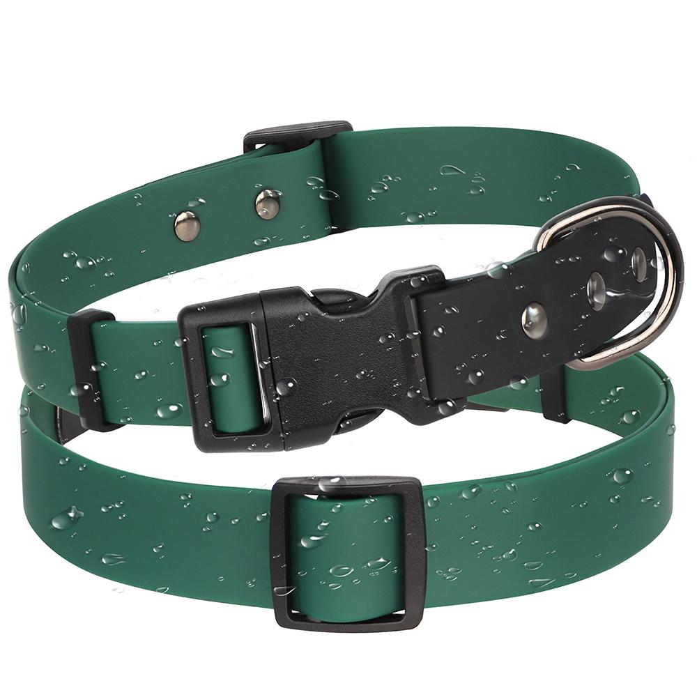 Водонепроницаемый ПВХ ошейник для собак, регулируемые ошейники для плавания собак, прочное ожерелье для домашних животных для маленьких, средних и больших собак, питбуля, лабрадора, мопса