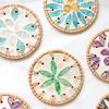 Красочные ракушки Круглая ротанговая подставка Защитная подкладка для обеденного стола Термостойкий коврик для чашки Кофе Чай Кружка для напитков Подставка под тарелку Кухня