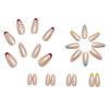 Macaron French Style Jump Color Vitality Sweet Whitening Versatile Removable European And American Style Fake Nails Wearable Nails