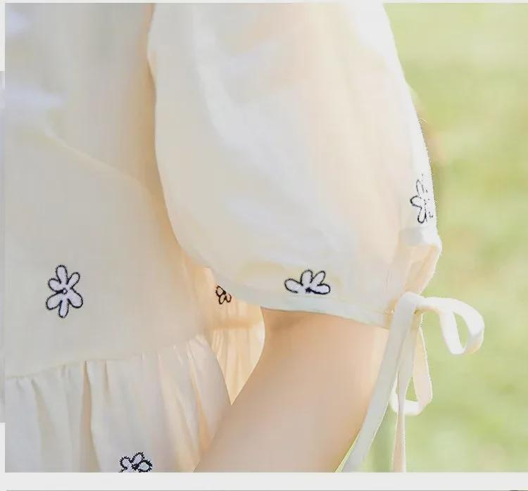 Платья для беременных с цветочной вышивкой 2022 года: Шикарные однотонные цвета для беременных