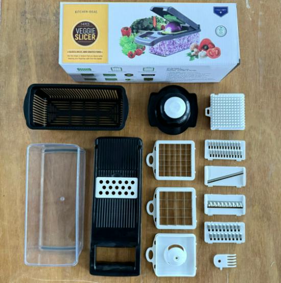 Multifunctional Vegetable Cutter & Storage Box - Salad Slicer & Dicer