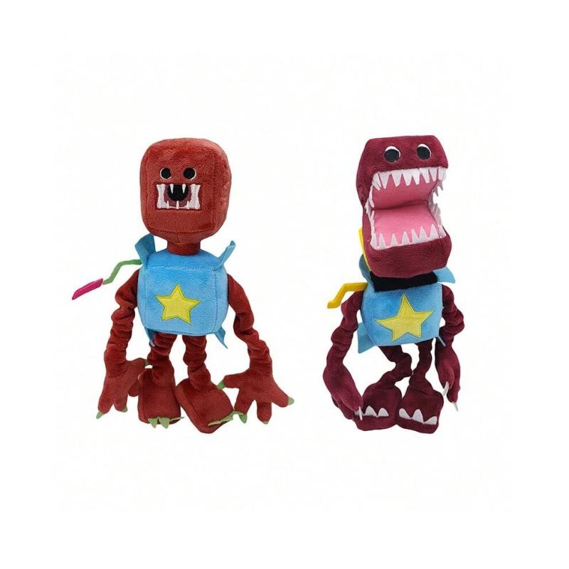 (31cm) Cartoon Boxy Boo Toy Scary Game Peripheral Dolls Red Robot Filled Plush Dolls Holiday Gift Collection Dolls