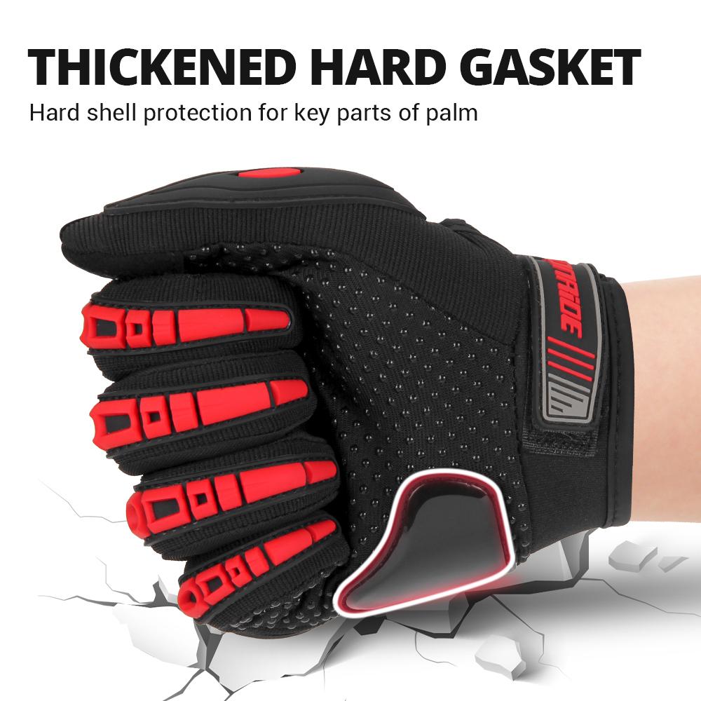 Biker Motor Riding Gloves Waterproof All Weather Motorbike Motor Cycle Gloves Knuckle Protection