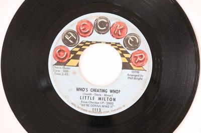 7-дюймовая пластинка LITTLE MILTON - Кто кого обманывает? / Нет Большого 1113 Checker 1965 США Соул/Фанк Б/У