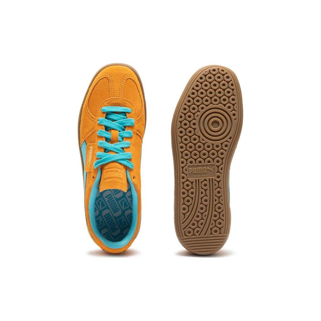 Puma Кроссовки Palermo Dark Cheddar Bright Aqua Unisex Оранжевое Золото 396463-13