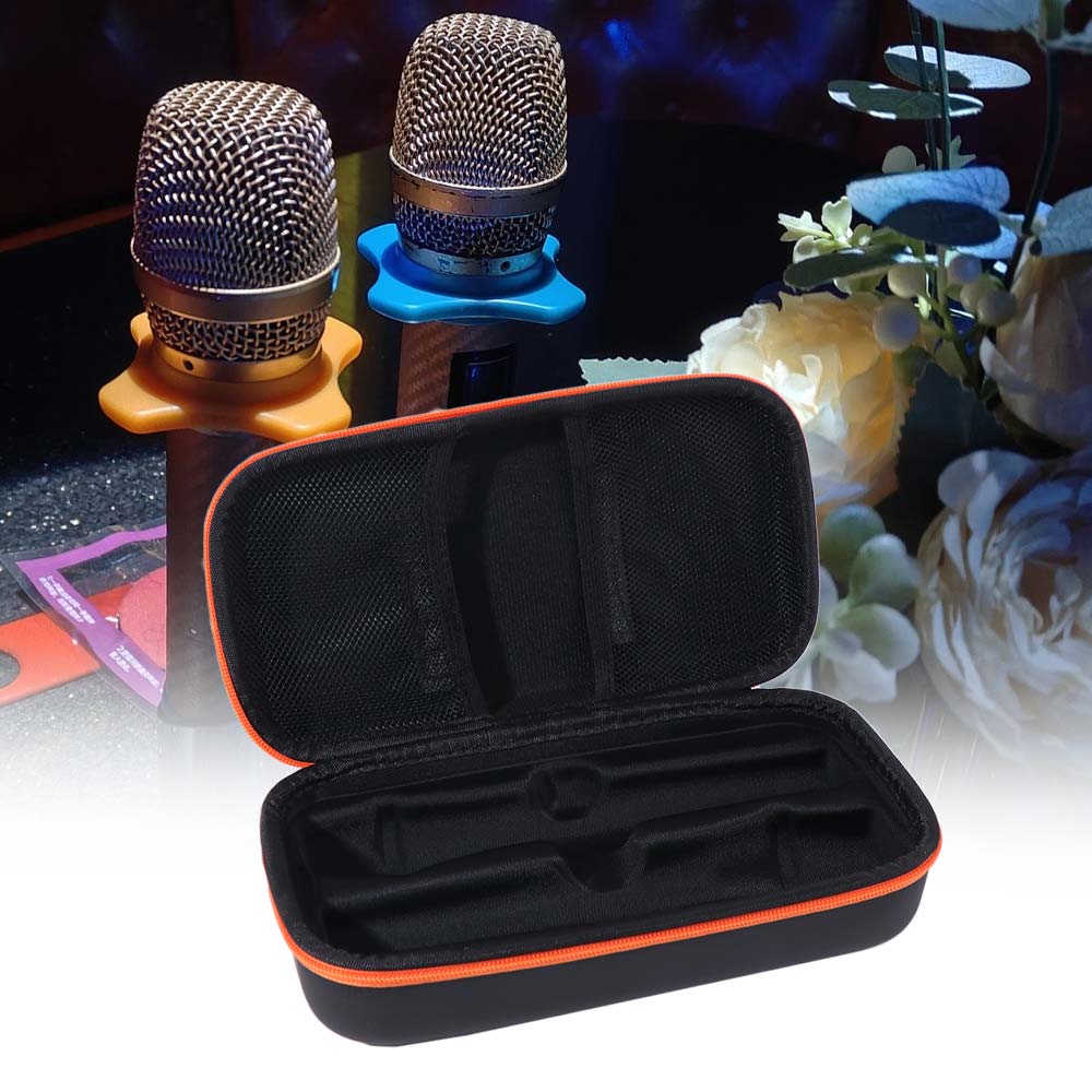 Adjustable Microphone Carrying Case Shockproof Mic Travel Bag Microphone Storage Bag Travelling