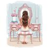 Diamond Mosaic Girl Full Round Diamond Painting Cross Stitch Kit Diamond Embroidery New Arrival 40*50cm