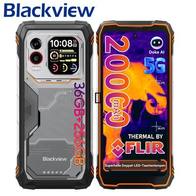 Blackview Защищенный 5G-смартфон XPLORE 1 Pro с тепловизором FLIR, 48 ГБ ОЗУ, аккумулятором 20 000 мАч и голосовым помощником с ИИ