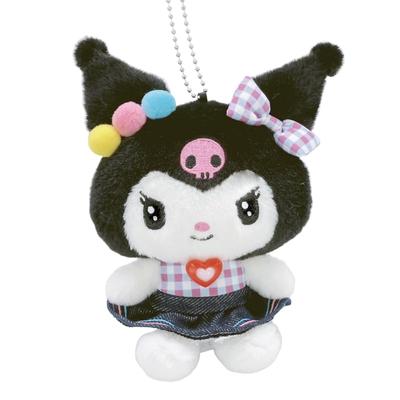Nakajima Corporation Персонажи Sanrio Джинсовый Куроми в клетку Талисман 210876-25 В17 x Ш13 x Г9,5см