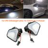 2x White LED Under Side Mirror Puddle Light Lamp For VW Volkswagen Jetta 10-15/EOS 09-11/Passat B7 2010~/CC 09-12/Scirocco 09-14
