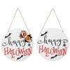 Door Sign Wooden Hanging Halloween Ornament Sign for for Outdoor Indoor Garden Home Decoration
