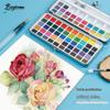Boyixuan Pearlescent Portable Watercolor Set - Beginner DIY Graffiti Paint Tin Box