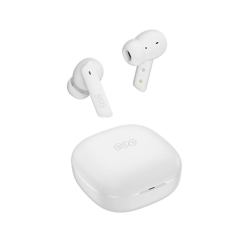 QCY HT05 ANC Беспроводные наушники 40 дБ с шумоподавлением Bluetooth 5.2 Наушники 6 микрофонов ENC HD Call TWS Наушники Режим прозрачности