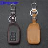 Jingyuqin New Arrival 3 Buttons Remote Folding Leather Car-Styling Key Cover Case For Toyota Vios Intelligent Smart Key