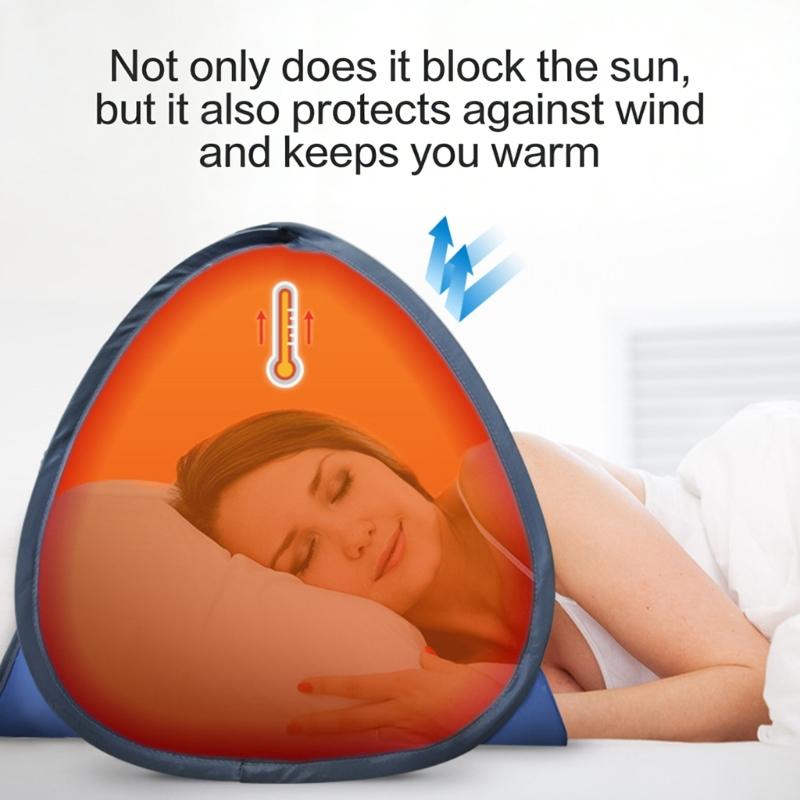 Simple Carry Sun Screen Head Tent Including Storage Bag Works With Pack For Camping Beach Or Room M Size