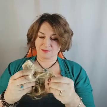 LUPU Синтетические женские резинки для волос Короткие вьющиеся заколки-шиньоны Коготь в шиньонах для искусственных накладных волос Резинка для волос Черный Коричневый